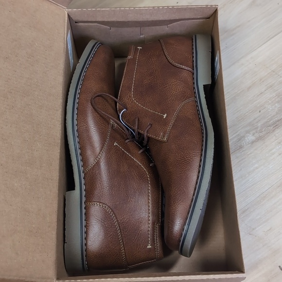 STEVE MADDEN Men\'s Short Chukka P-Symin Boots In Cognac main image 7